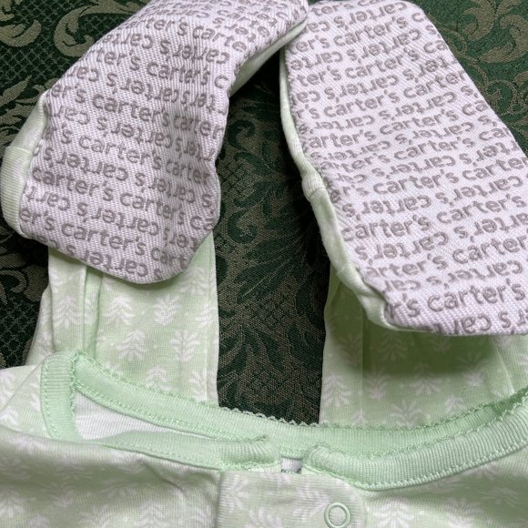 NWT 5t 5 o 4t 4 swan bird footie pajamas sleeper easter birthday carters spring - Picture 6 of 6